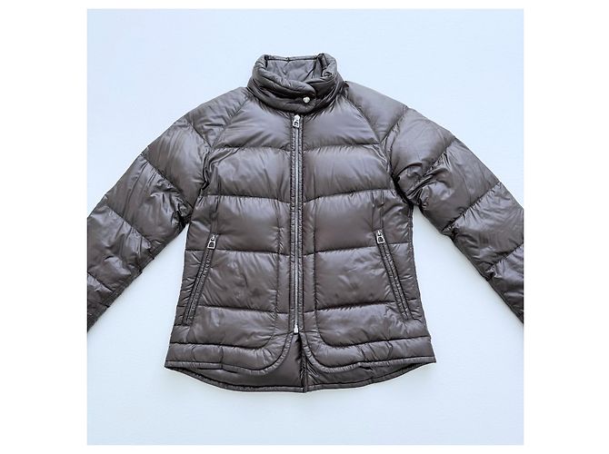 Hermès Piumino abrigo puffer marrón Castaño - vista 3