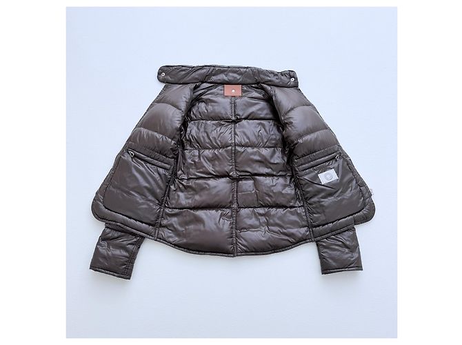 Hermès Piumino abrigo puffer marrón Castaño - vista 7