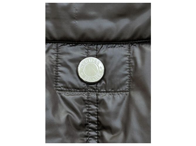 Hermès Piumino abrigo puffer marrón Castaño - vista 8