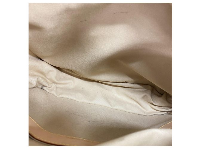 Borsa a Spalla Naviglio Damier Azur di Louis Vuitton Bianco - vista 4