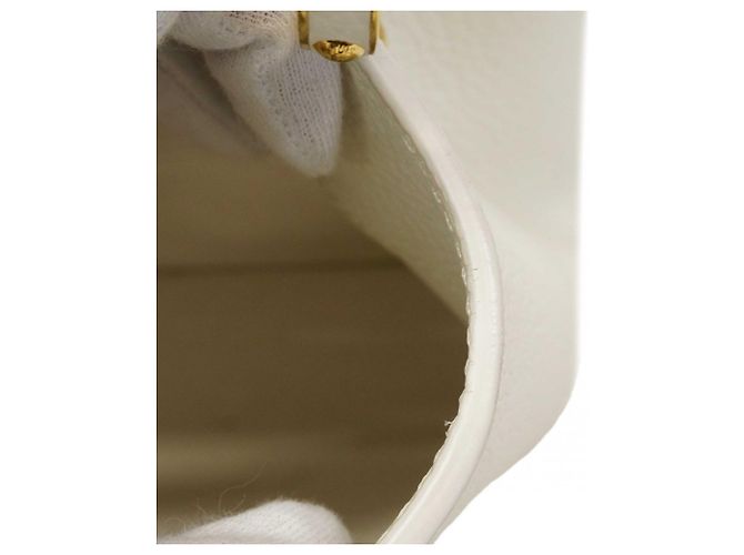 Borsa Capucines BB Louis Vuitton Bianco - vista 11