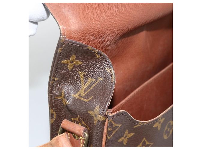 LOUIS VUITTON Borsa a Spalla Monogram Cartouchiere GM M51252 LV Auth ka3841 Monogramma - vista 10