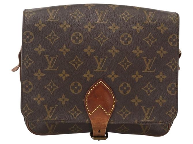 LOUIS VUITTON Borsa a Spalla Monogram Cartouchiere GM M51252 LV Auth ka3841 Monogramma - vista 13