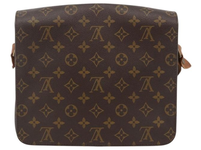 LOUIS VUITTON Borsa a Spalla Monogram Cartouchiere GM M51252 LV Auth ka3841 Monogramma - vista 2