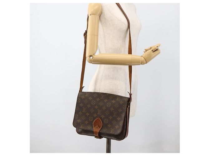 LOUIS VUITTON Borsa a Spalla Monogram Cartouchiere GM M51252 LV Auth ka3841 Monogramma - vista 24