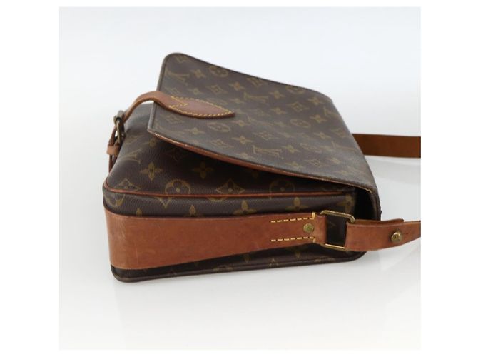LOUIS VUITTON Borsa a Spalla Monogram Cartouchiere GM M51252 LV Auth ka3841 Monogramma - vista 4