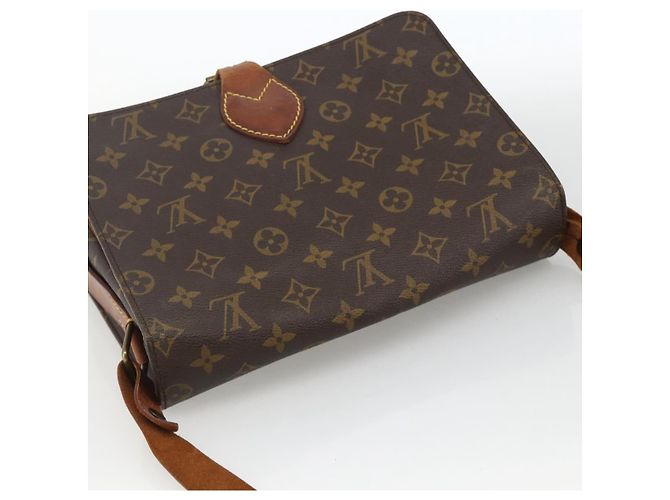 LOUIS VUITTON Borsa a Spalla Monogram Cartouchiere GM M51252 LV Auth ka3841 Monogramma - vista 6