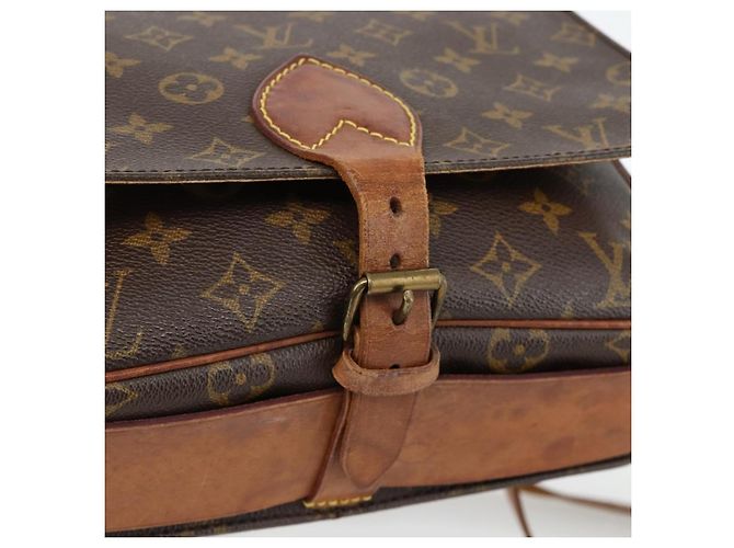 LOUIS VUITTON Borsa a Spalla Monogram Cartouchiere GM M51252 LV Auth ka3841 Monogramma - vista 9