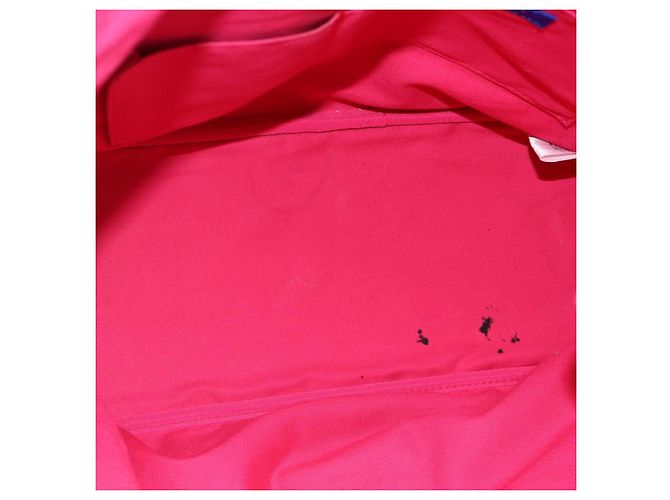 Autre Marque CB CHECK TASCHEN AUS CANVAS UND LEDER BLUE LABEL CRESTBRIDGE 2-WAY ROSA GOLD Auth 174708A Pink Golden - Ansicht 11