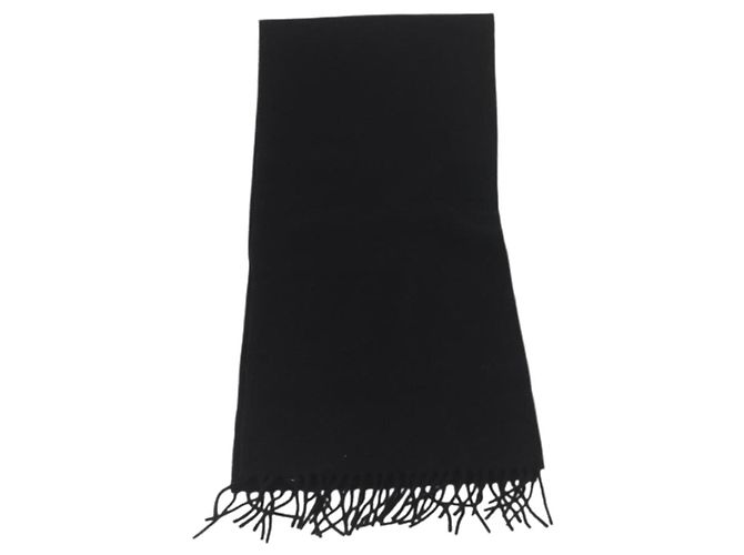 Sciarpa in lana nera Vivienne Westwood Auth 174655 Nero - vista 4