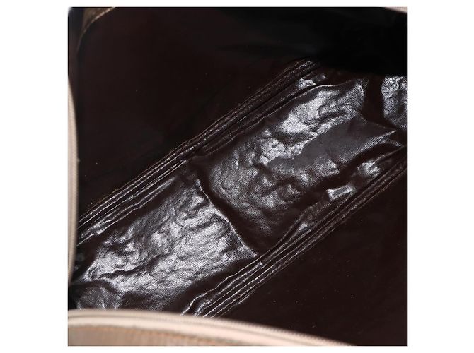 Fendi Borsa a mano in tela Zucchino beige Auth ka3802 - vista 11