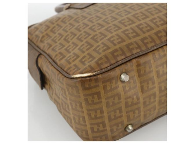 Fendi Borsa a mano in tela Zucchino beige Auth ka3802 - vista 14