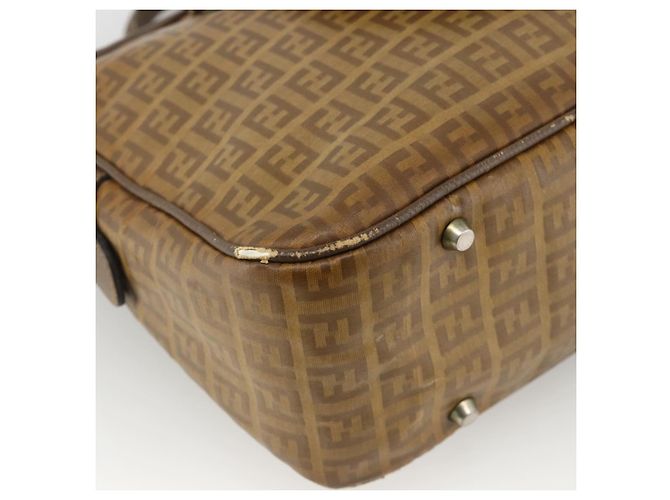 Fendi Borsa a mano in tela Zucchino beige Auth ka3802 - vista 16