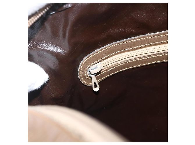 Fendi Borsa a mano in tela Zucchino beige Auth ka3802 - vista 20