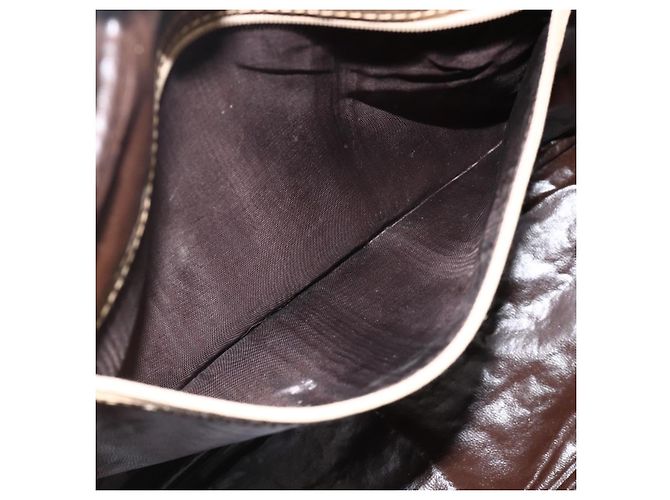 Fendi Borsa a mano in tela Zucchino beige Auth ka3802 - vista 21