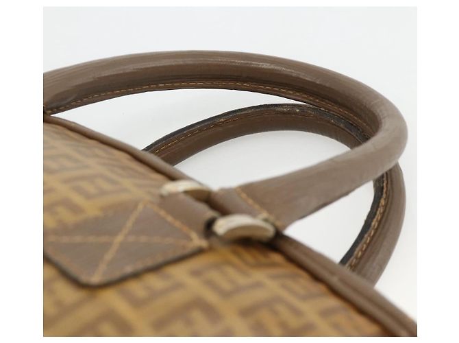 Fendi Borsa a mano in tela Zucchino beige Auth ka3802 - vista 8