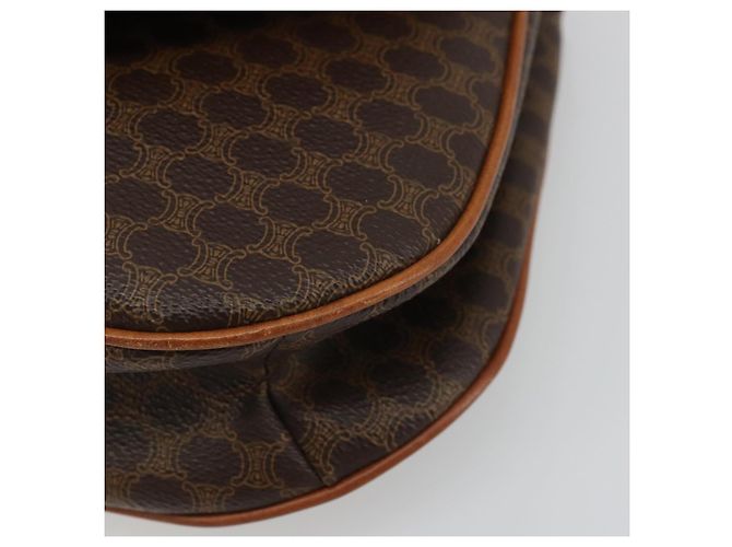Céline Borsa a mano in tela Macadam Star Ball CELINE marrone oro Auth YKZ830A D'oro - vista 14