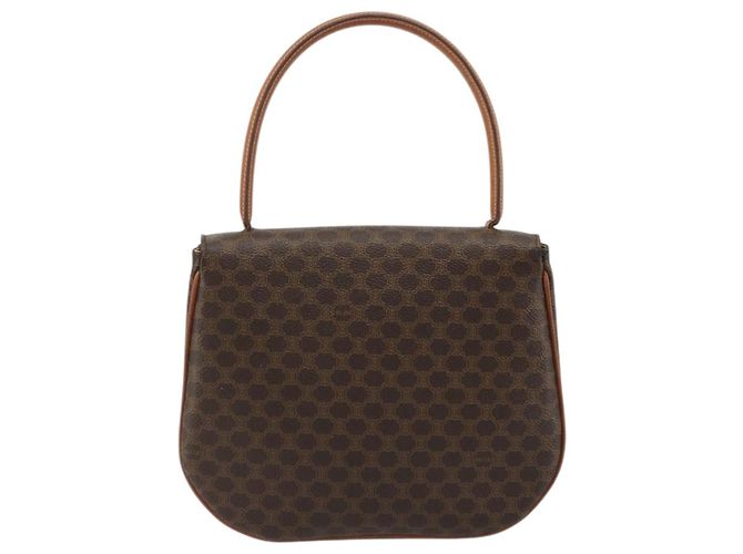 Céline Borsa a mano in tela Macadam Star Ball CELINE marrone oro Auth YKZ830A D'oro - vista 2