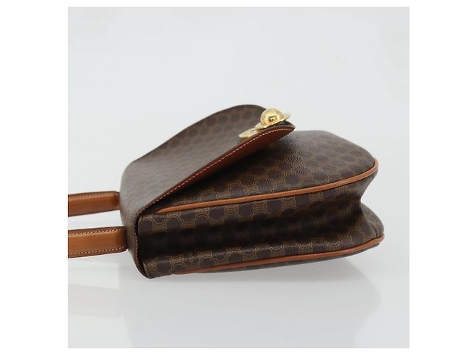 Céline Borsa a mano in tela Macadam Star Ball CELINE marrone oro Auth YKZ830A D'oro - vista 4