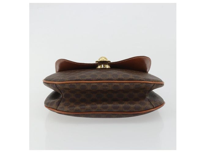 Céline Borsa a mano in tela Macadam Star Ball CELINE marrone oro Auth YKZ830A D'oro - vista 5
