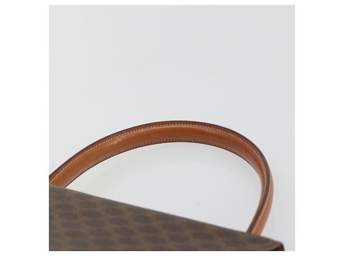 Céline Borsa a mano in tela Macadam Star Ball CELINE marrone oro Auth YKZ830A D'oro - vista 8