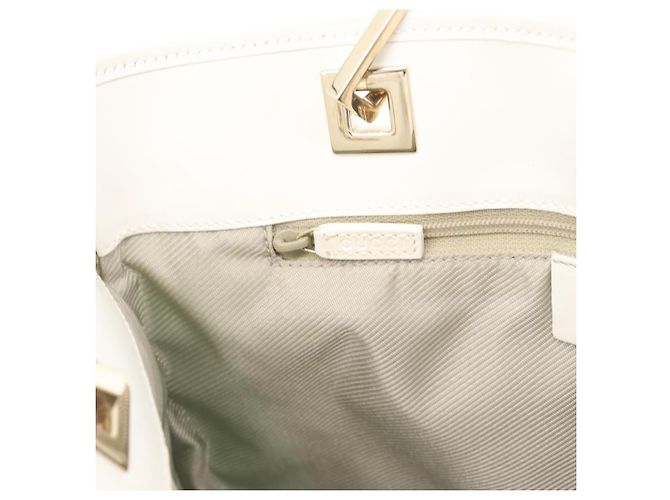 GUCCI GG Canvas Tote Bag Hellblau Gold 002 1099 Auth YKZ1032 - Ansicht 21