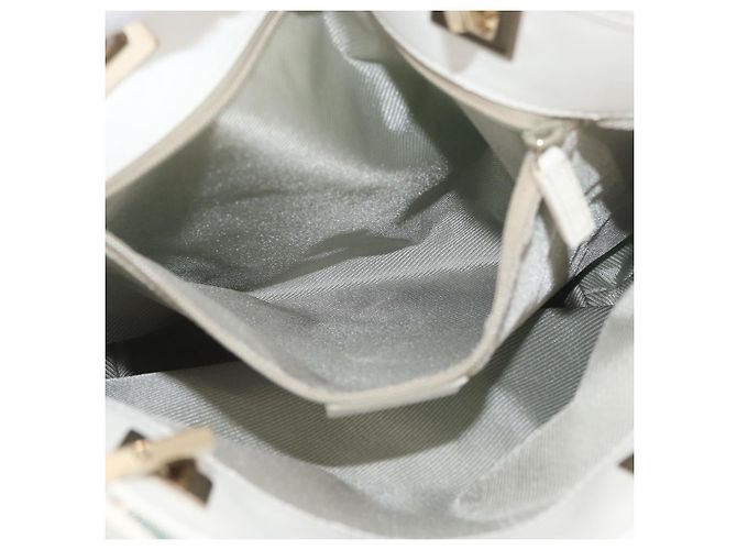 GUCCI GG Canvas Tote Bag Hellblau Gold 002 1099 Auth YKZ1032 - Ansicht 22
