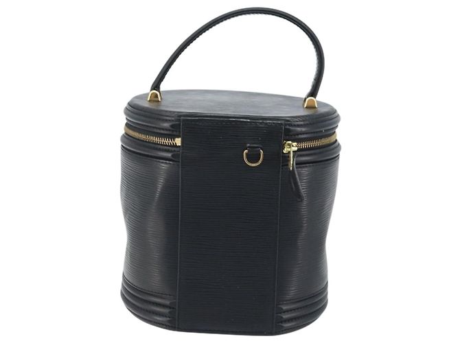 LOUIS VUITTON Epi Cannes Hand Bag Black M48032 LV Auth ARZ758 - view 2