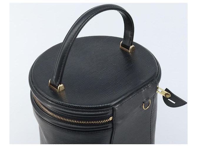 LOUIS VUITTON Epi Cannes Hand Bag Black M48032 LV Auth ARZ758 - view 6