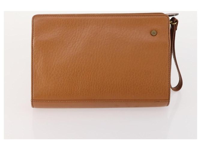 Borsa a mano in pelle Burberrys Saint Laurent 2 pezzi marrone beige Auth 166798 - vista 3
