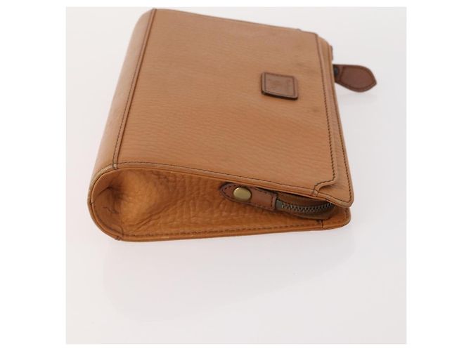 Borsa a mano in pelle Burberrys Saint Laurent 2 pezzi marrone beige Auth 166798 - vista 4