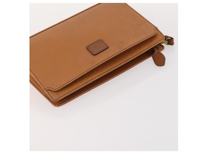 Borsa a mano in pelle Burberrys Saint Laurent 2 pezzi marrone beige Auth 166798 - vista 5