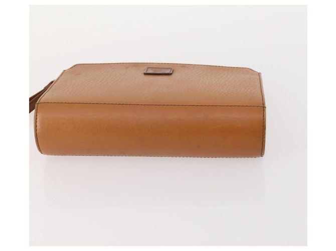 Borsa a mano in pelle Burberrys Saint Laurent 2 pezzi marrone beige Auth 166798 - vista 6