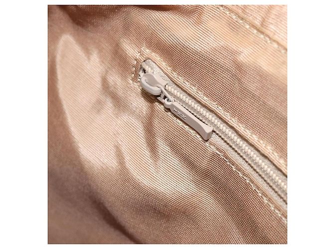 Borsa Tote Burberrys Nova Check in tela beige e oro Auth AMZ511 D'oro - vista 19
