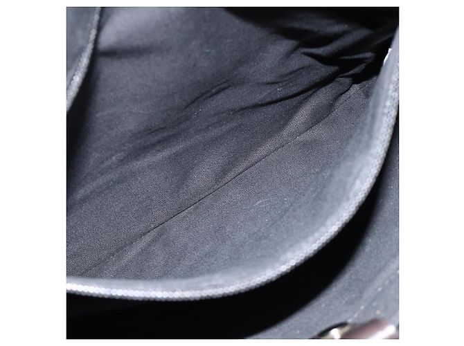 Borsa da lavoro Burberry Black Label 2 vie Nero Argento Auth mr2251 - vista 23