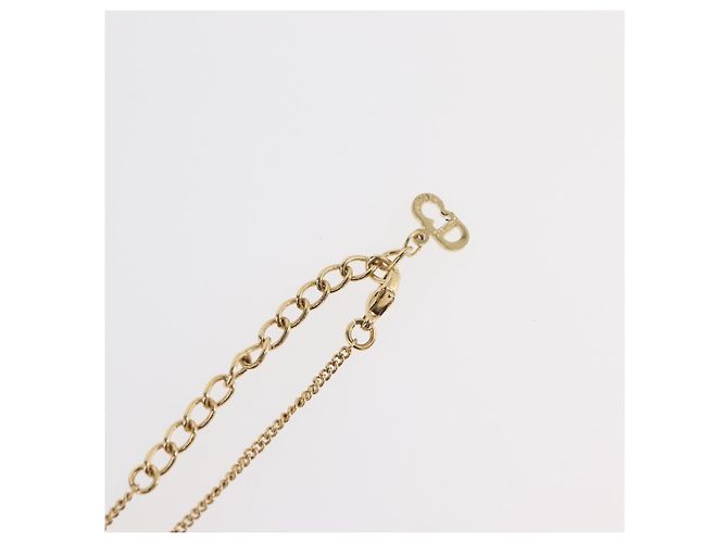 Collana Christian Dior metallo Due set Oro Auth ka3709 D'oro - vista 13