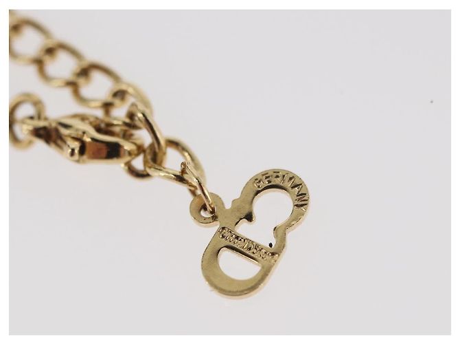 Collana Christian Dior metallo Due set Oro Auth ka3709 D'oro - vista 14