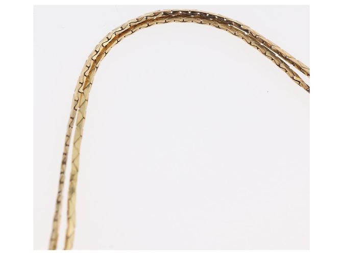 Collana Christian Dior metallo Due set Oro Auth ka3709 D'oro - vista 19