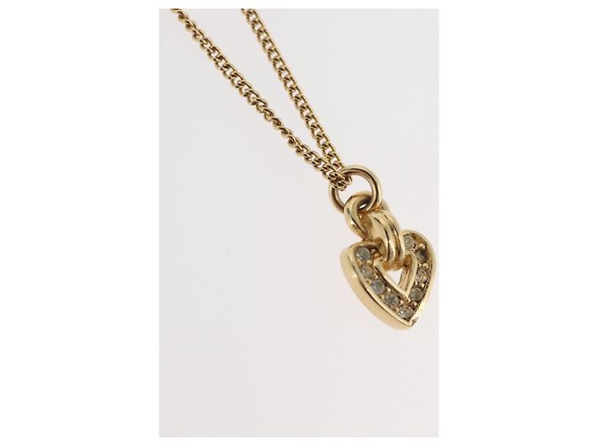 Collana Christian Dior metallo Due set Oro Auth ka3709 D'oro - vista 3