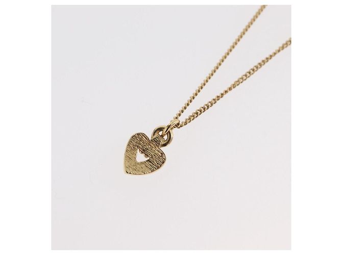 Collana Christian Dior metallo Due set Oro Auth ka3709 D'oro - vista 9