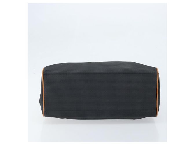 SAINT LAURENT Borsa a Mano PVC Tela Nera Oro Auth fm5269 Nero D'oro - vista 5