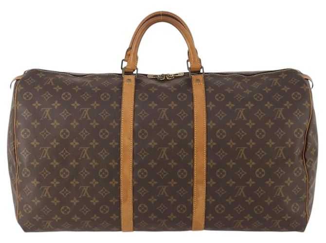 LOUIS VUITTON Borsa Boston Monogram Keepall 60 M41422 Auth LV 167184 Monogramma - vista 2