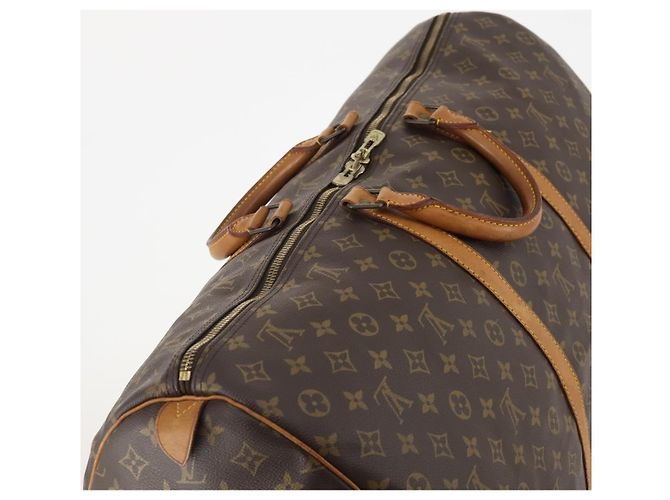 LOUIS VUITTON Borsa Boston Monogram Keepall 60 M41422 Auth LV 167184 Monogramma - vista 7