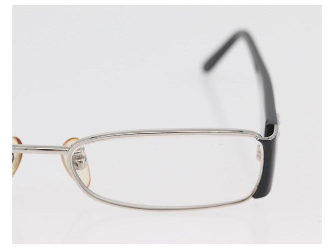 Gafas CHANEL plástico metal 3 Set Gris Negro CC Auth bs34338 Castaño - vista 13