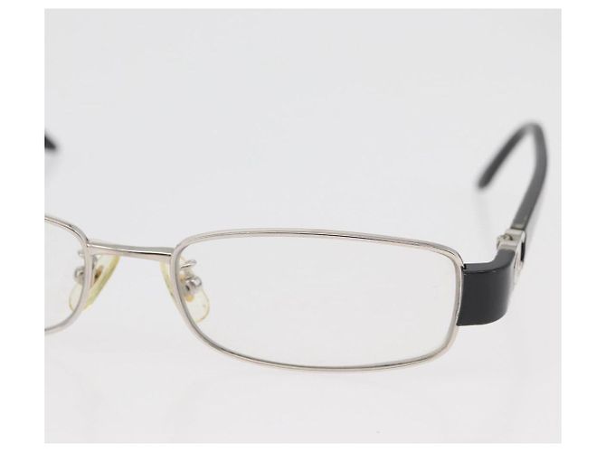 Gafas CHANEL plástico metal 3 Set Gris Negro CC Auth bs34338 Castaño - vista 21