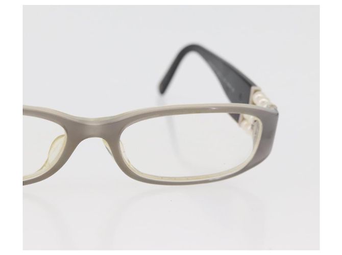 Gafas CHANEL plástico metal 3 Set Gris Negro CC Auth bs34338 Castaño - vista 5