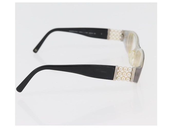 Gafas CHANEL plástico metal 3 Set Gris Negro CC Auth bs34338 Castaño - vista 6