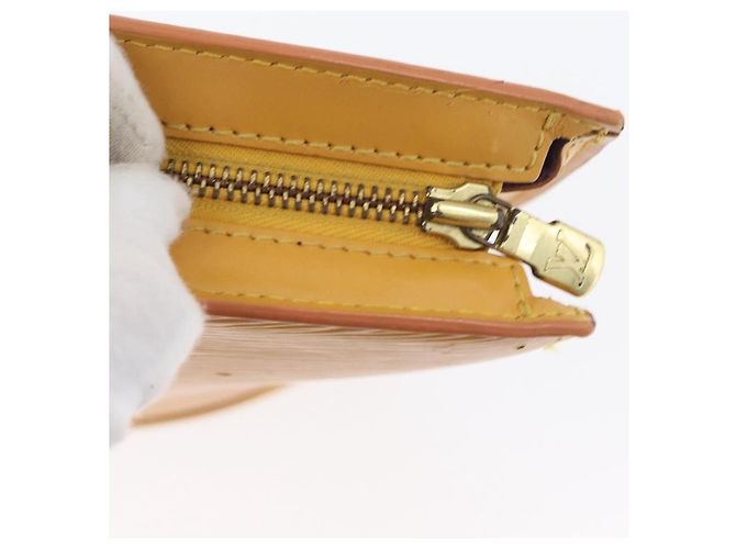 LOUIS VUITTON Borsa a Mano Epi Saint Jacques Gialla M52279 LV Auth hk3627 Giallo - vista 10