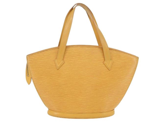LOUIS VUITTON Borsa a Mano Epi Saint Jacques Gialla M52279 LV Auth hk3627 Giallo - vista 2