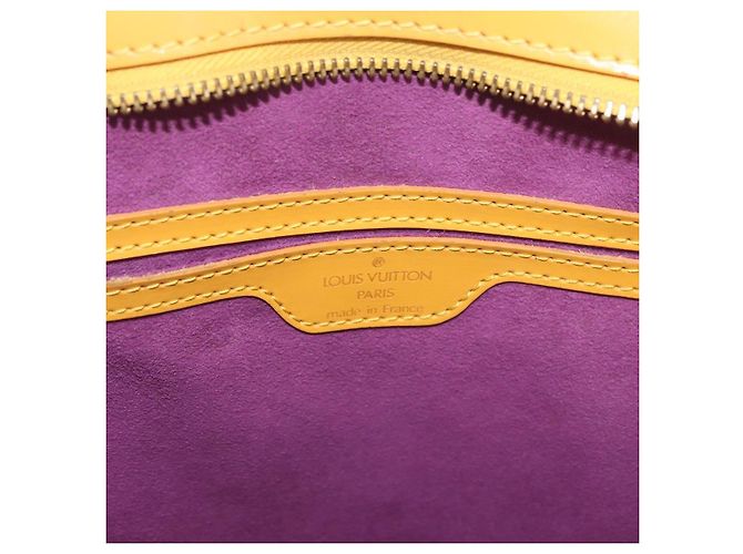 LOUIS VUITTON Borsa a Mano Epi Saint Jacques Gialla M52279 LV Auth hk3627 Giallo - vista 20